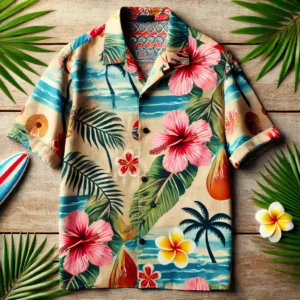 Hawaiian Print Vintage Shirt