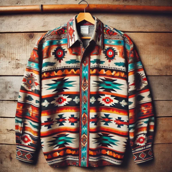 Southwestern Button-Up Shirt