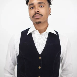 Vintage Velvet Vest