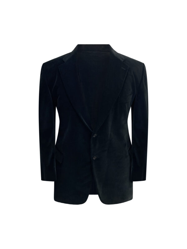 Black Velvet Minimalist Blazer