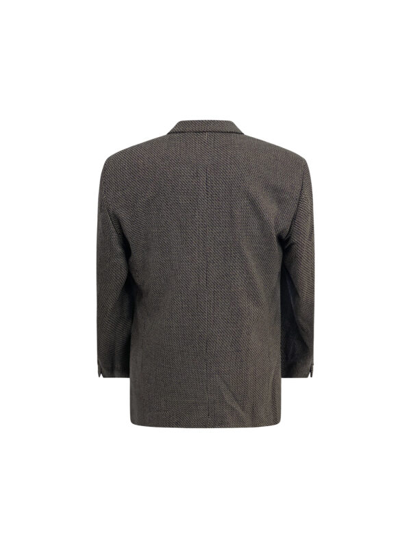 Double-Breasted Glen Plaid Vintage Blazer - Image 2