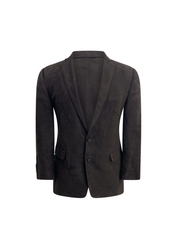 Dark Chocolate Suede Vintage Blazer